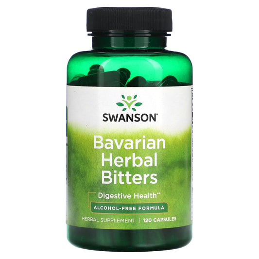 Swanson, Bavarian Herbal Bitters, Alcohol-Free, 120 Capsules - Image 1