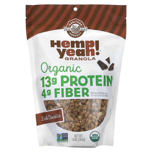 Manitoba Harvest, Hemp Yeah!, Organic Granola, Dark Chocolate, 10 oz (283 g) - Image 1