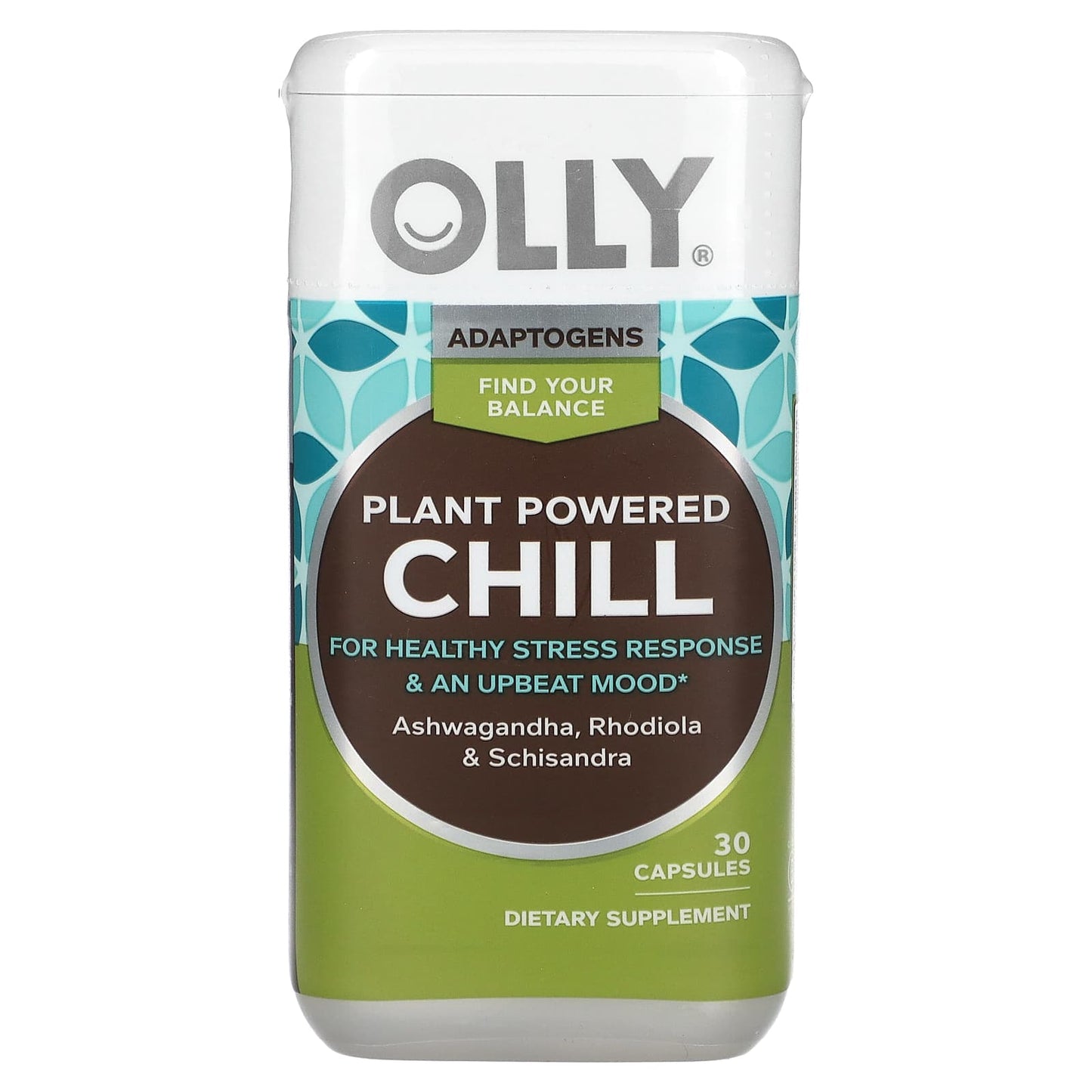 OLLY, Plant Powered Chill, 30 Capsules - Image 1