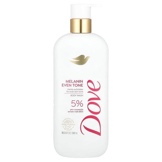 Even Skin Tone Body Wash by Dove, 18.5 fl oz, Paraben & Sulfate Free - Image 1