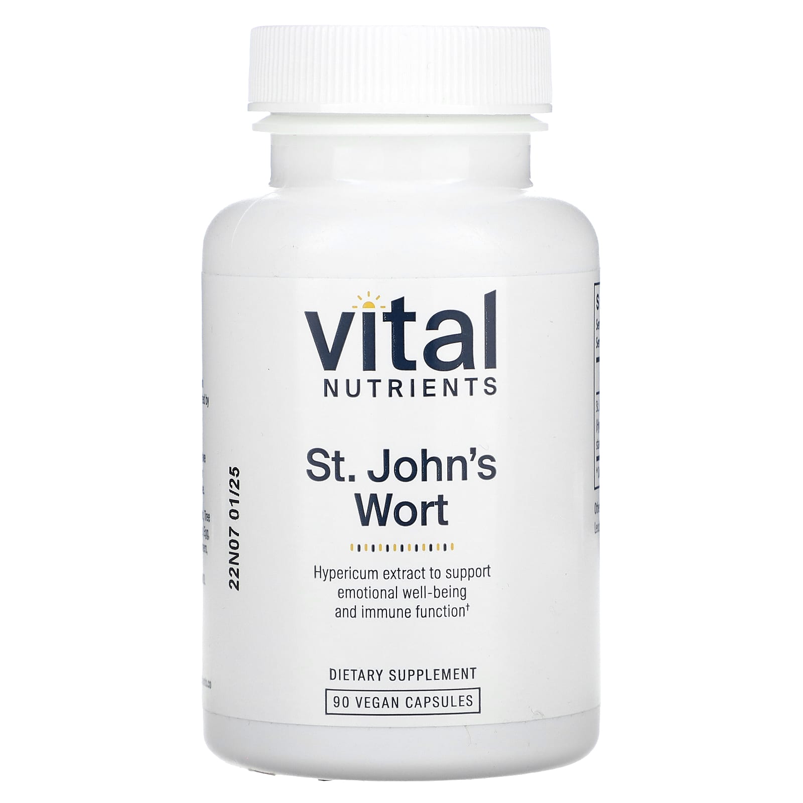 Vital Nutrients, St. John's Wort, 90 Vegan Capsules (300 mg per Capsule) - Image 1