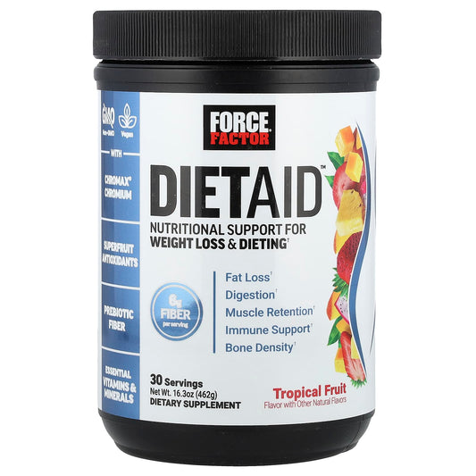 DietAid by Force Factor - Tropical Fruit Weight Loss Supplement - Image 1
