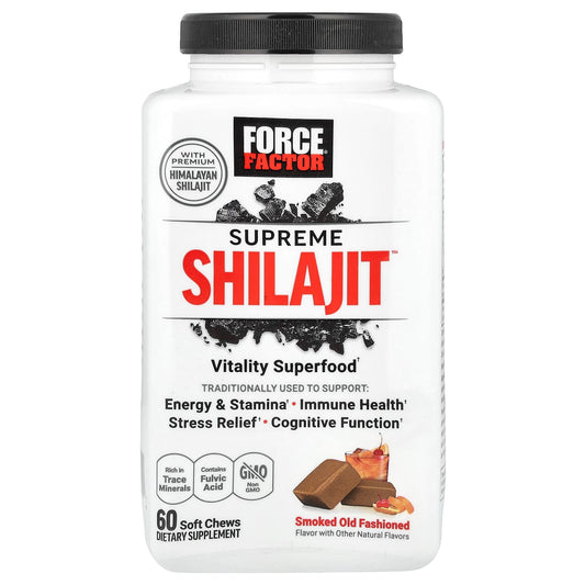 Supreme Shilajit Energy &amp; Immune Support, 60 Soft Chews - Image 1
