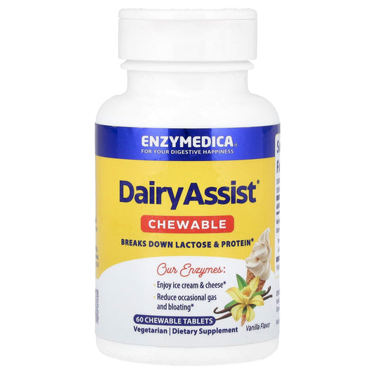 DairyAssist Chewable Tablets for Lactose Intolerance Relief - Image 1