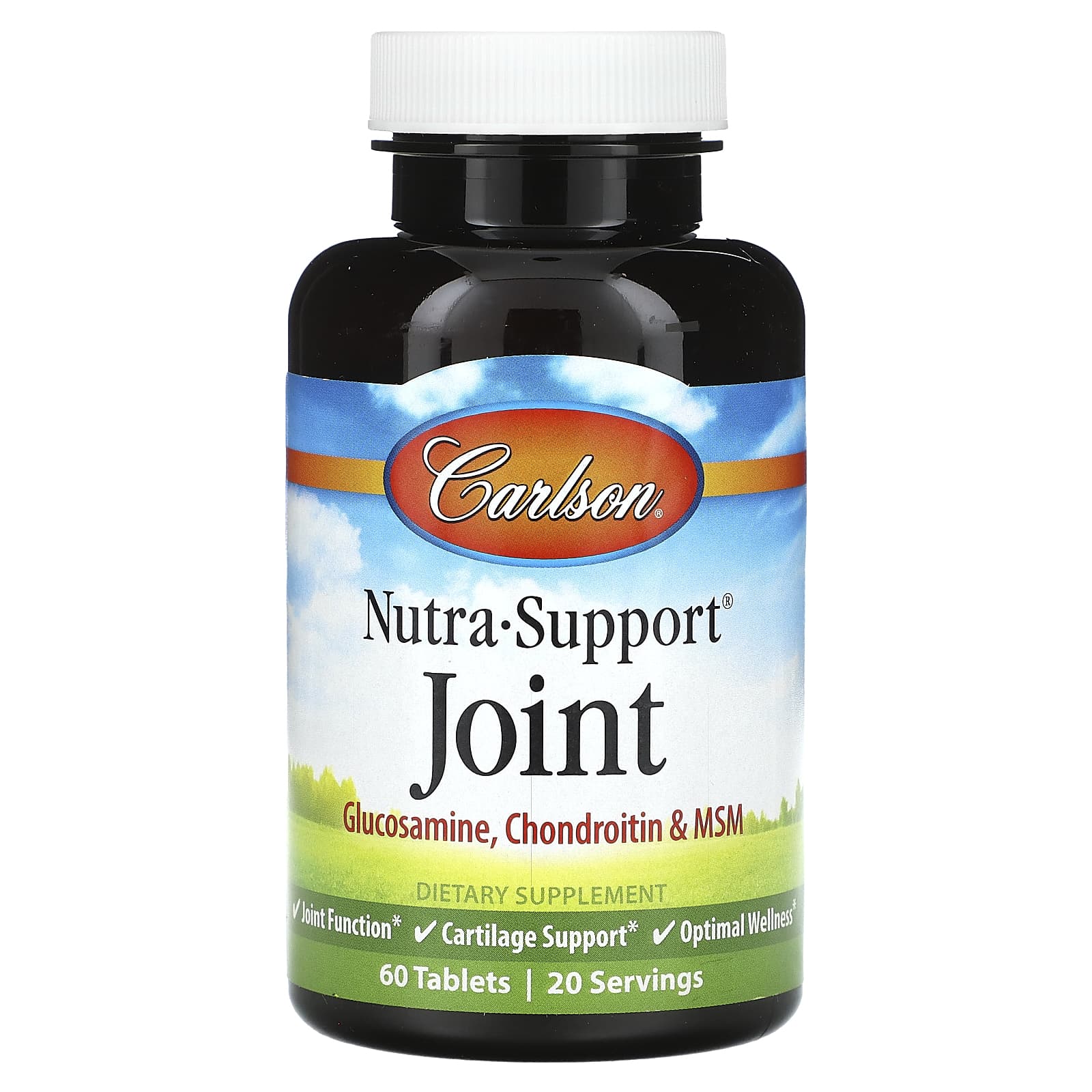 Carlson Nutra-Support Joint Supplement with MSM - 60 Tablets - Image 1