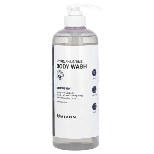 Mizon, My Relaxing Time Body Wash, Blueberry, 27.05 fl oz (800 ml) - Image 1