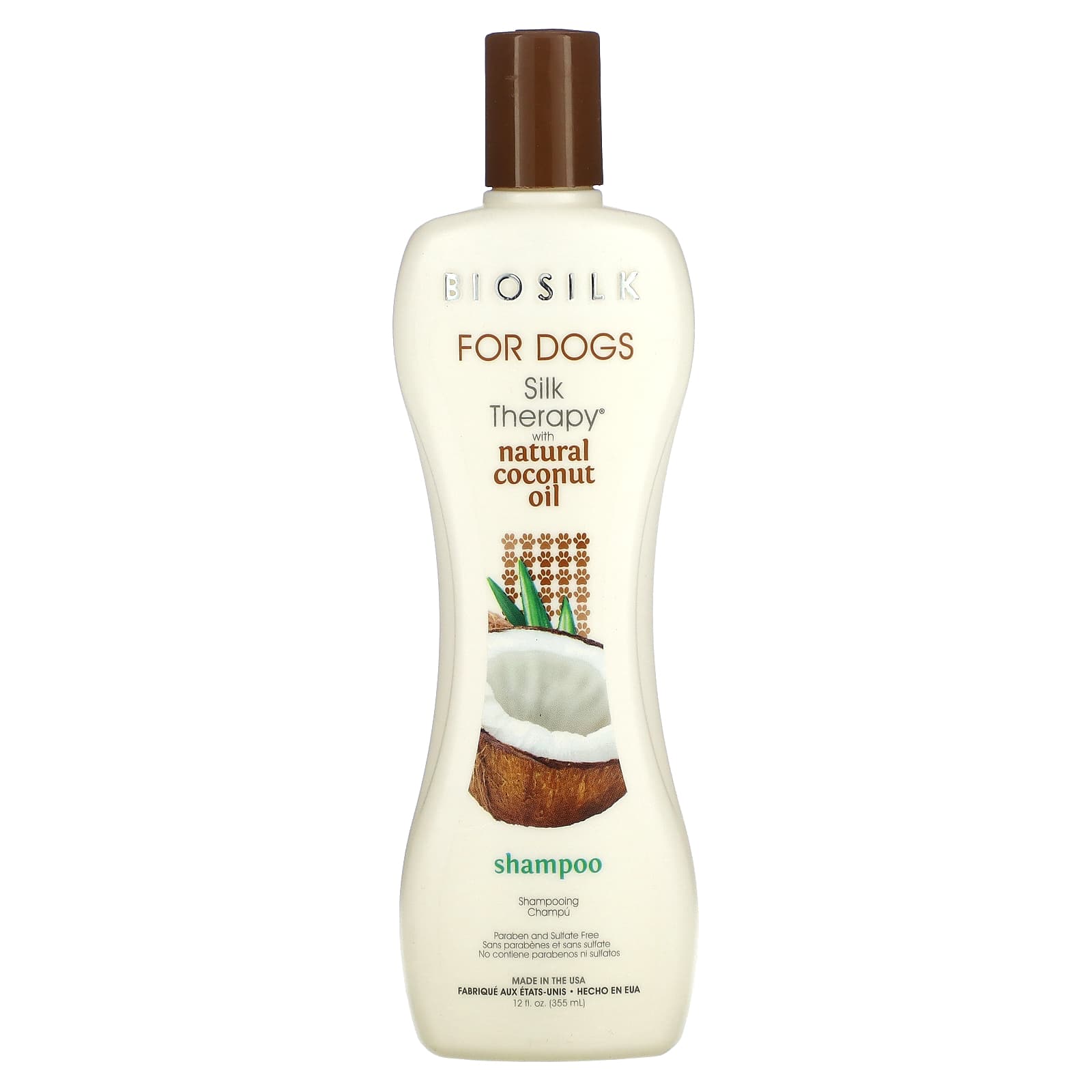 BioSilk Natural Coconut Oil Shampoo for Dogs - Image 1