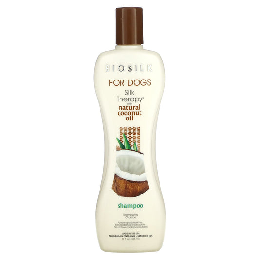 BioSilk Natural Coconut Oil Shampoo for Dogs - Image 1