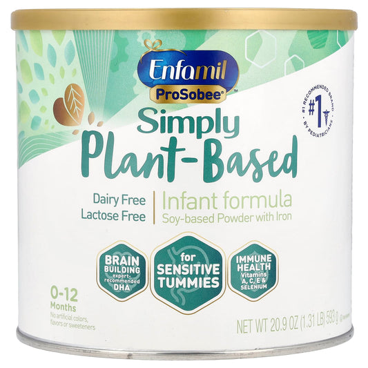 Enfamil ProSobee Plant-Based Infant Formula, Soy-Based Powder, 0-12 Months - Image 1