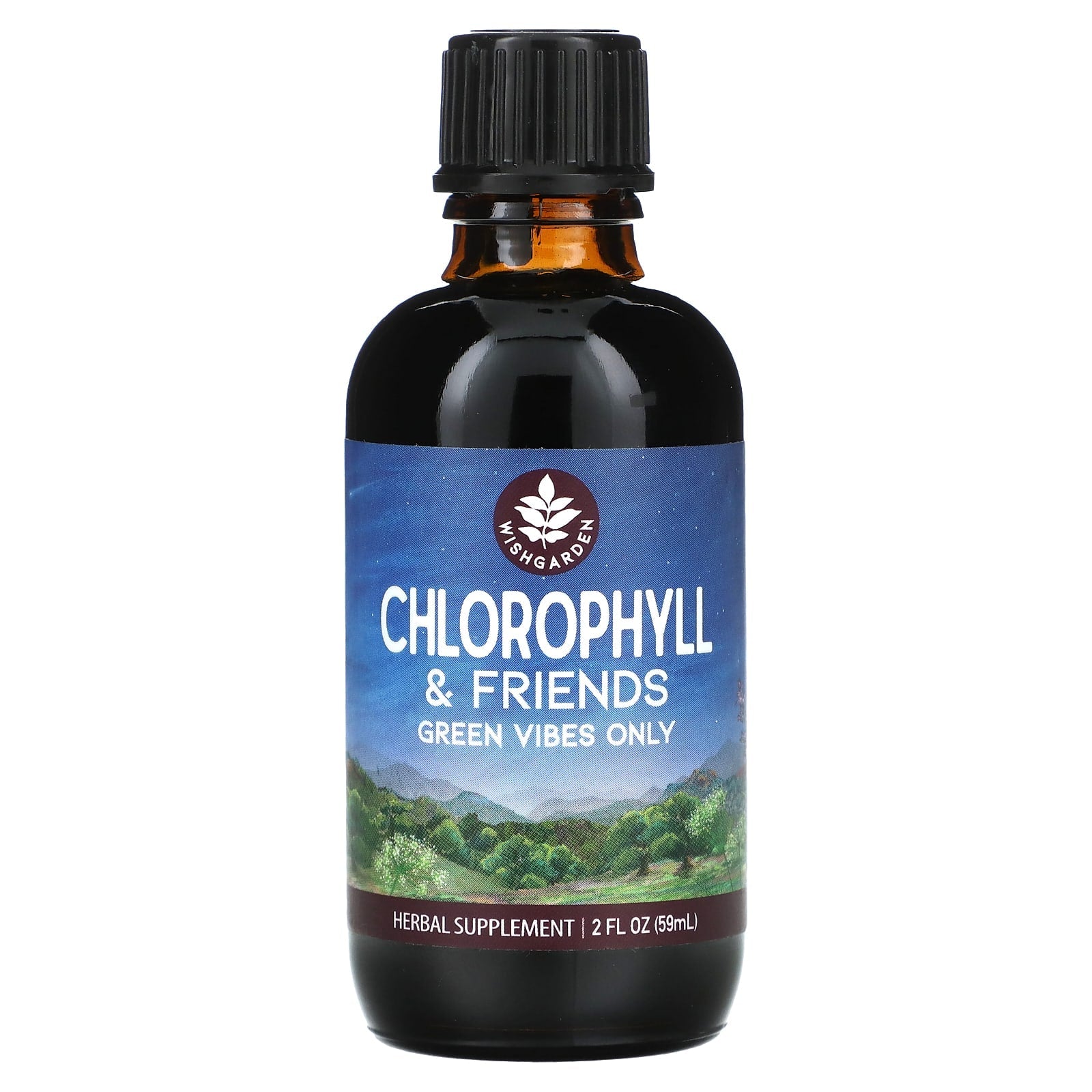 WishGarden Herbs, Chlorophyl & Friends, 2 fl oz (59 ml) - Image 1