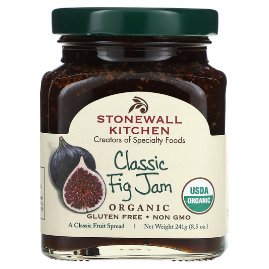 Stonewall Kitchen, Organic Classic Fig Jam, 8.5 oz (241 g) - Image 1