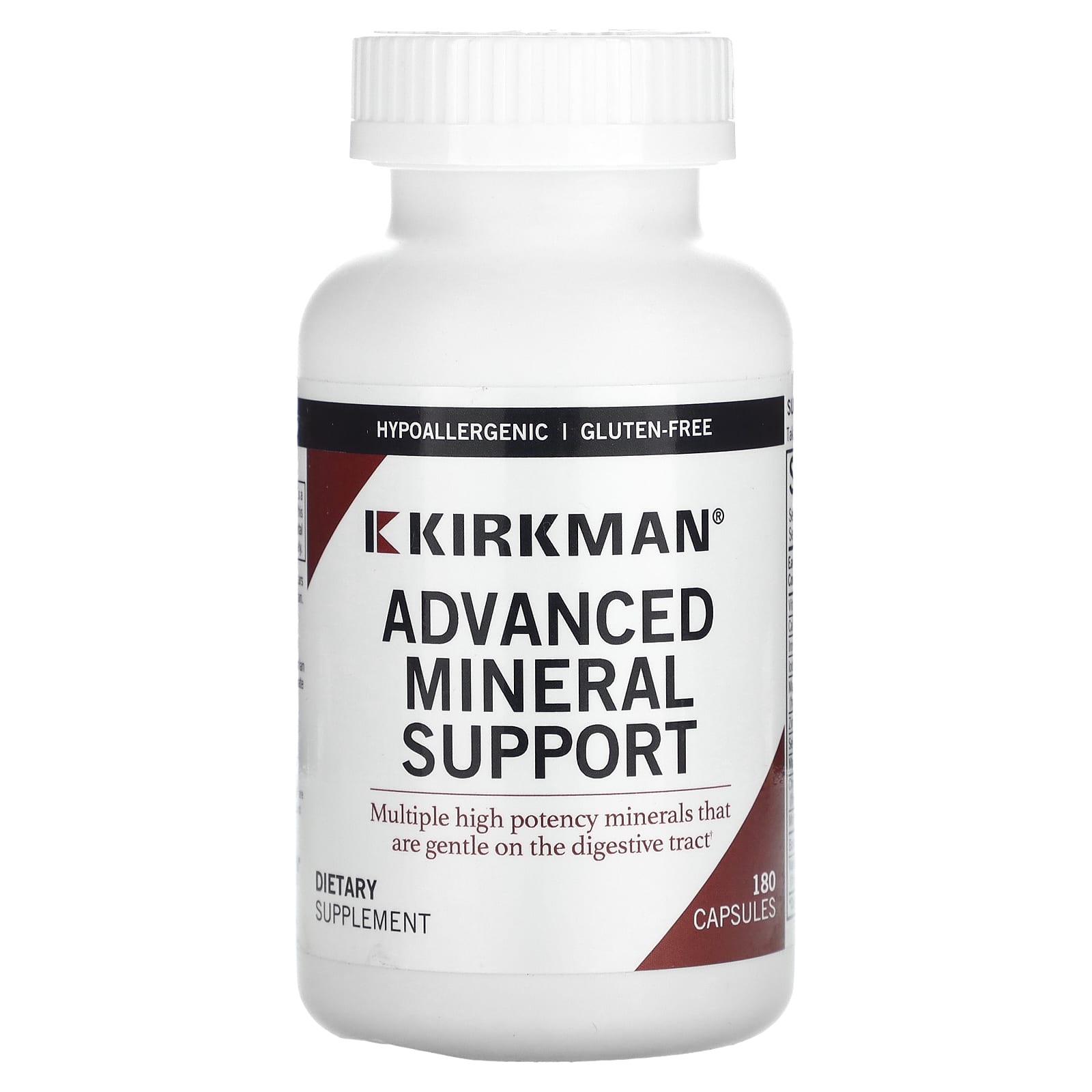 Kirkman Labs, Advanced Mineral Support, 180 Capsules - Image 1