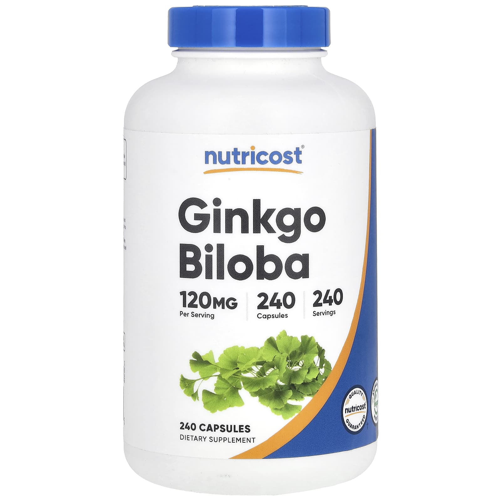 Nutricost, Ginkgo Biloba, 120 mg, 240 Capsules - Image 1