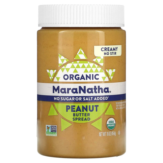 MaraNatha, Organic Peanut Butter Spread, Creamy, 16 oz (454 g) - Image 1
