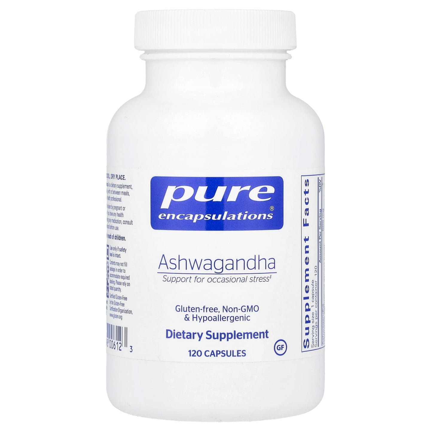 Pure Encapsulations, Ashwagandha, 120 Capsules (500 mg per Capsule) - Image 1