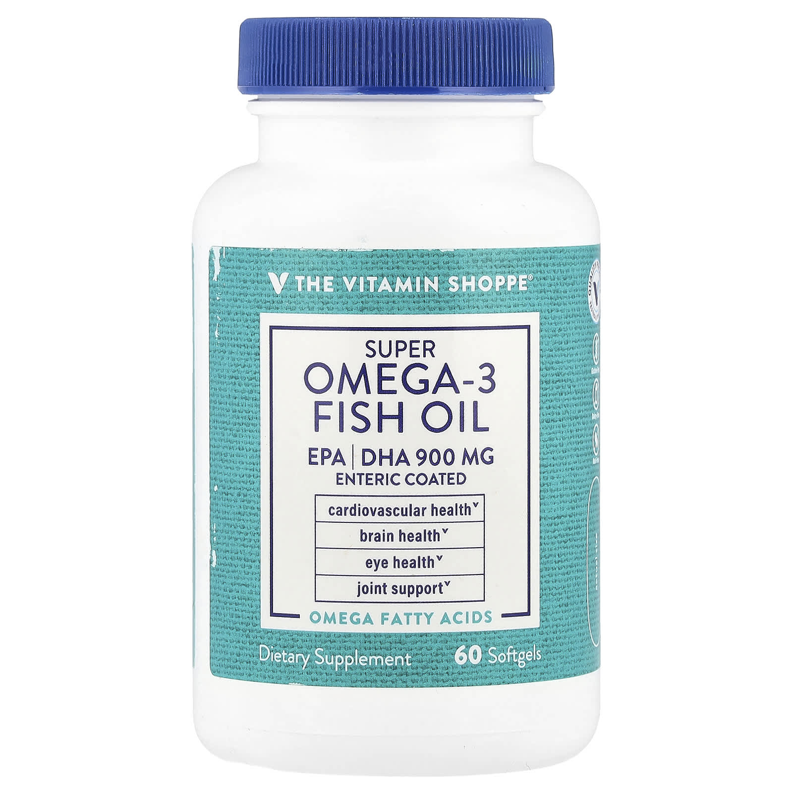 The Vitamin Shoppe, Super Omega-3 Fish Oil, 60 Softgels - Image 1