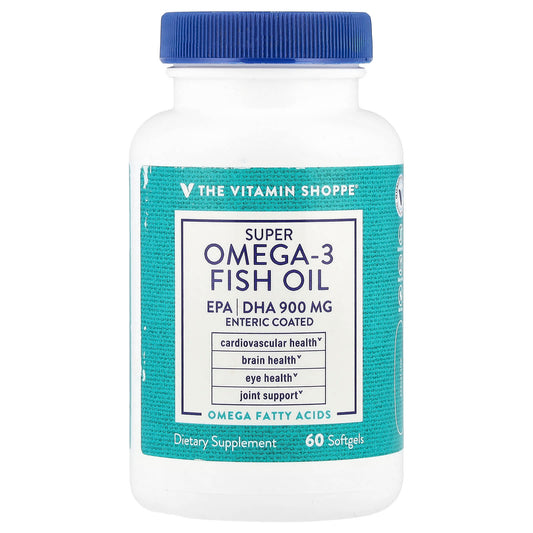 The Vitamin Shoppe, Super Omega-3 Fish Oil, 60 Softgels - Image 1