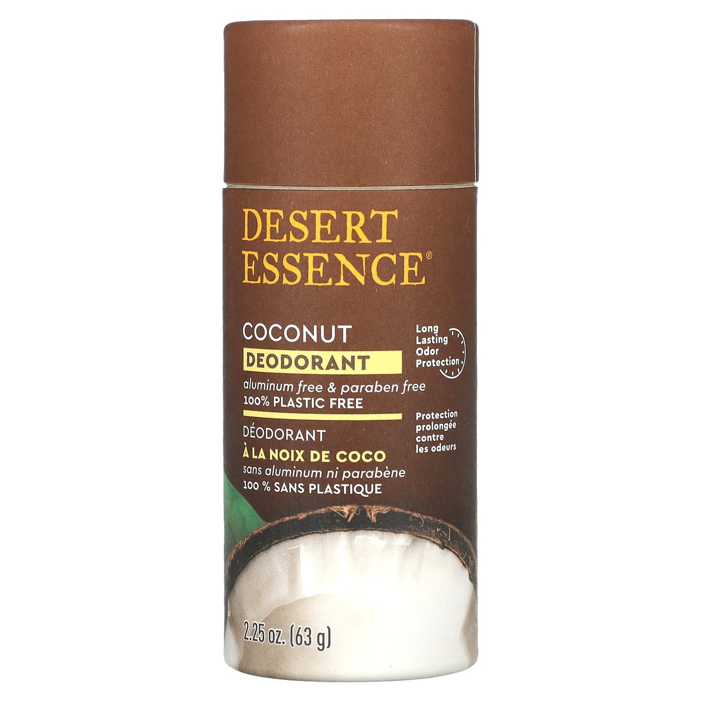 Long Lasting, Natural Deodorant by Desert Essence - Aluminum Free & Vegan - Image 1