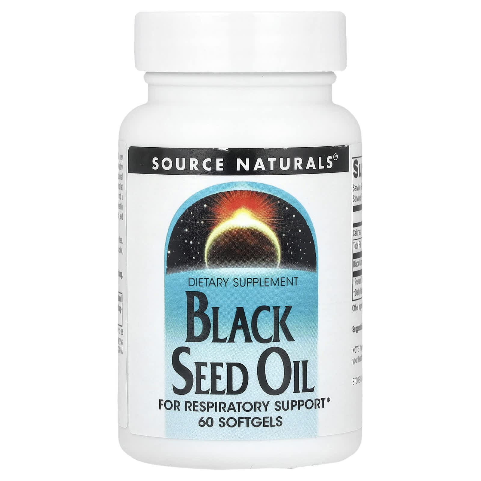Source Naturals, Black Seed Oil, 60 Softgels - Image 1