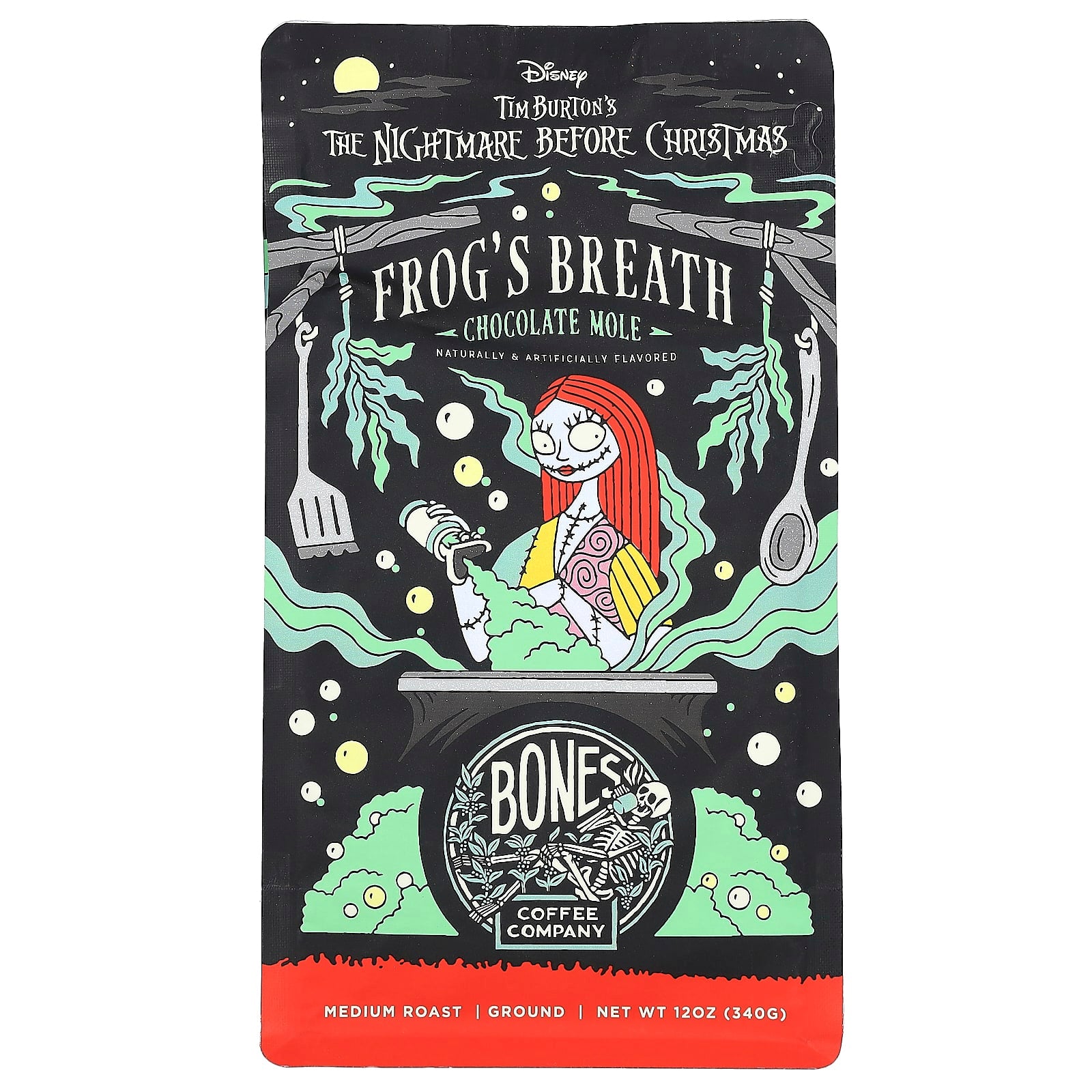 Bones Coffee Company's Frog's Breath Roast - Chocolate Mole, Medium Roast - Image 1