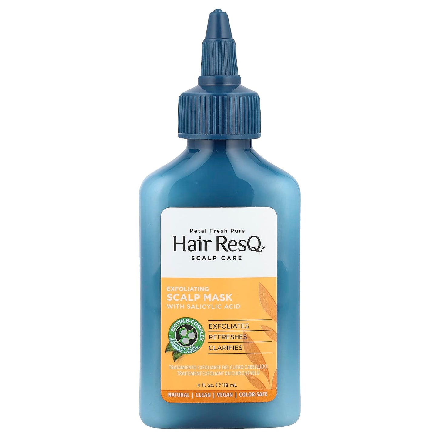 Petal Fresh, Hair ResQ®, Scalp Care, Exfoliating Scalp Mask with Salicylic Acid, 4 fl oz (118 ml) - Image 1