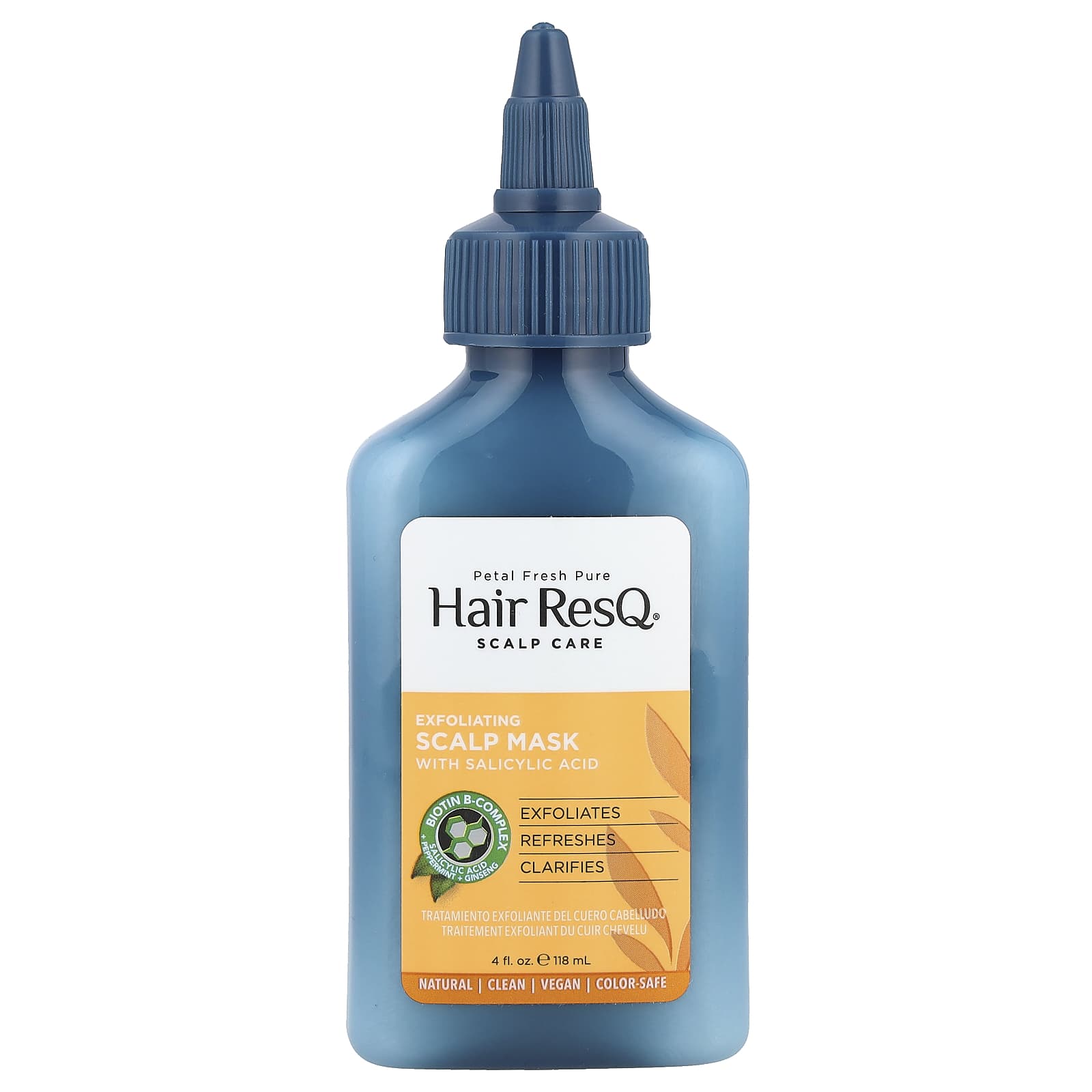 Petal Fresh, Hair ResQ®, Scalp Care, Exfoliating Scalp Mask with Salicylic Acid, 4 fl oz (118 ml) - Image 1
