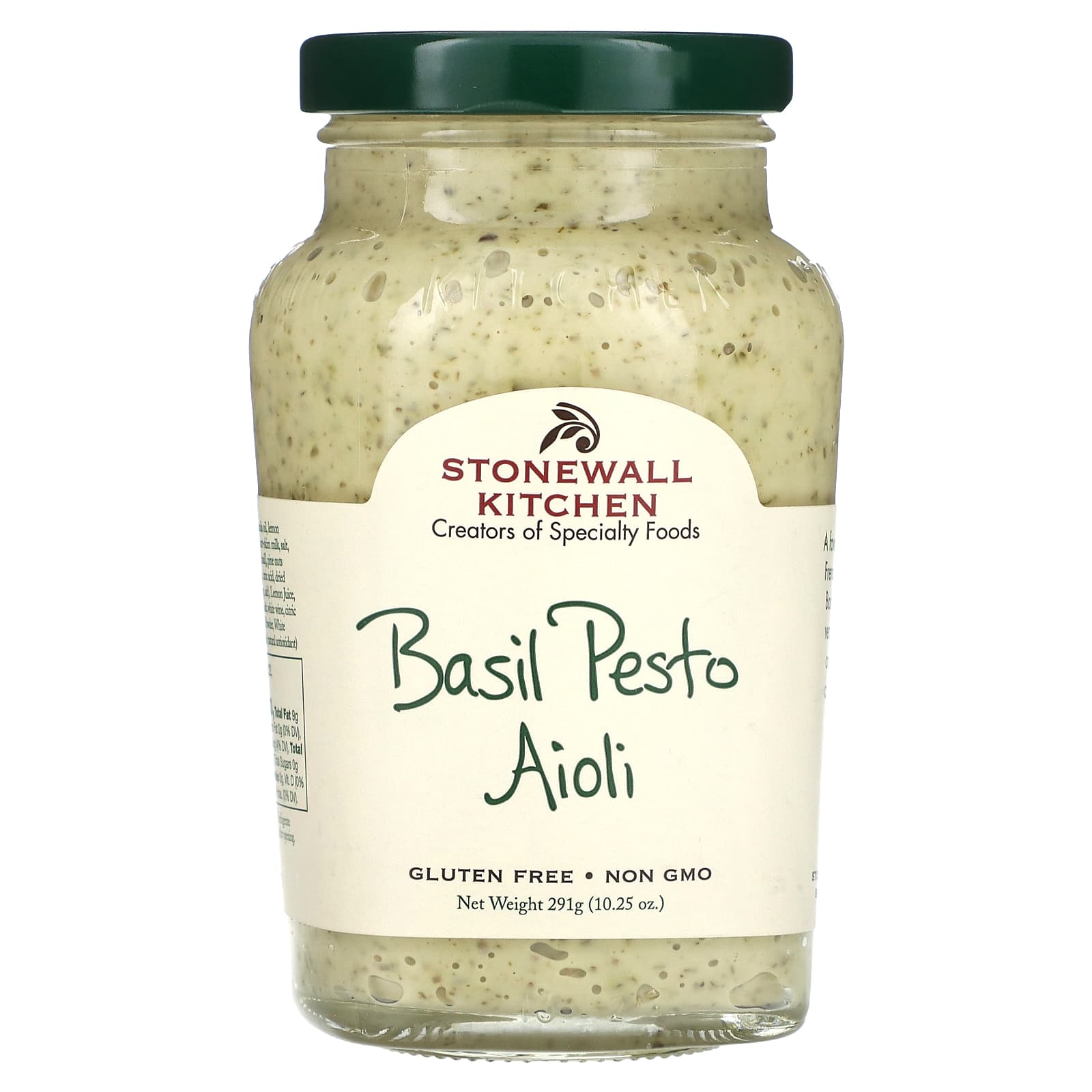 Stonewall Kitchen, Basil Pesto Aioli, 10.25 oz (291 g) - Image 1
