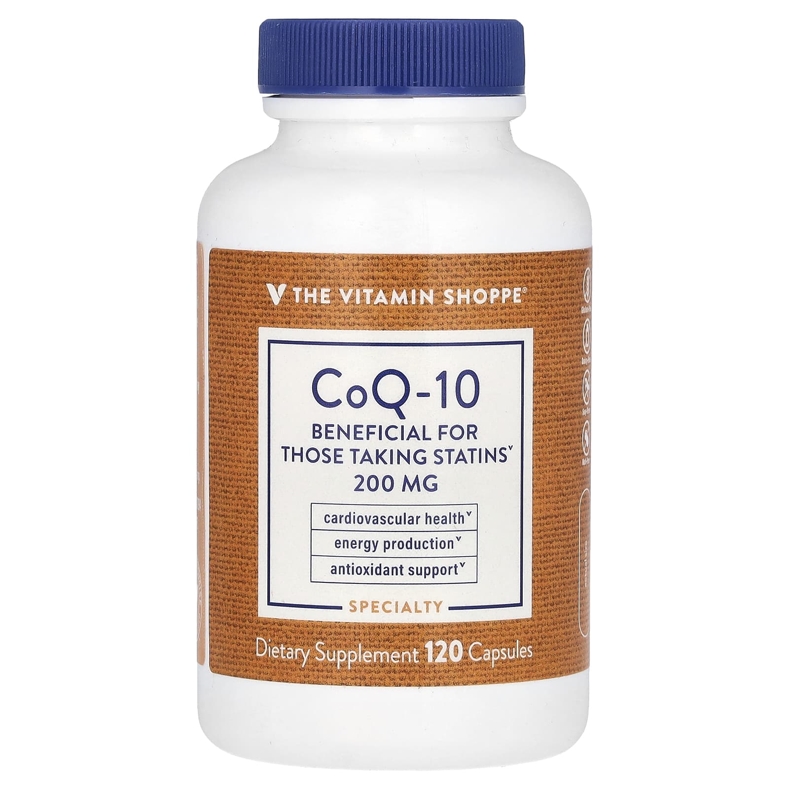 The Vitamin Shoppe, CoQ-10, 200 mg, 120 Capsules - Image 1