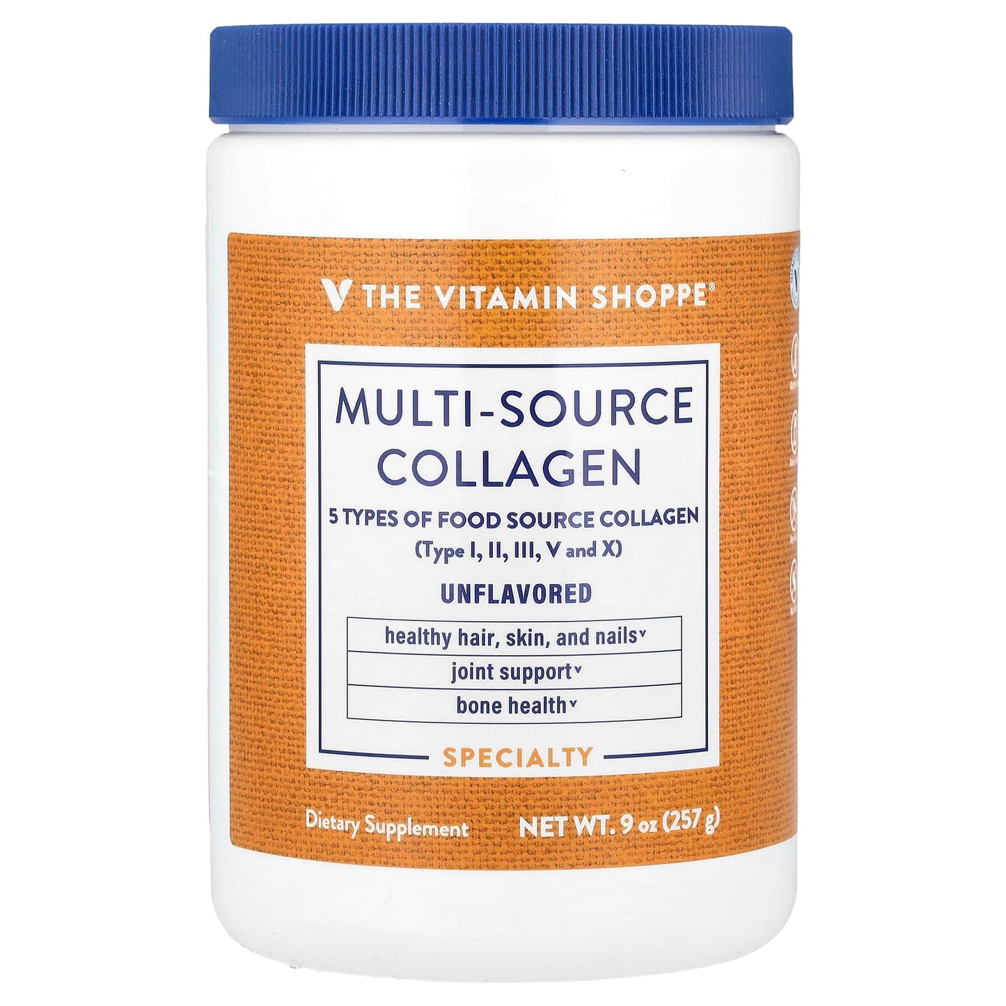 The Vitamin Shoppe, Multi-Source Collagen, Unflavored, 9 oz (257 g) - Image 1