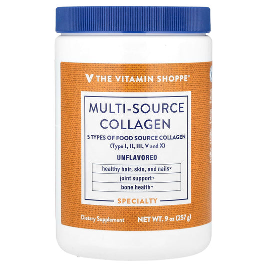 The Vitamin Shoppe, Multi-Source Collagen, Unflavored, 9 oz (257 g) - Image 1