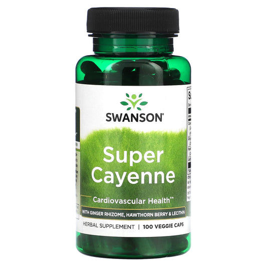 Swanson, Super Cayenne, 100 Veggie Caps - Image 1