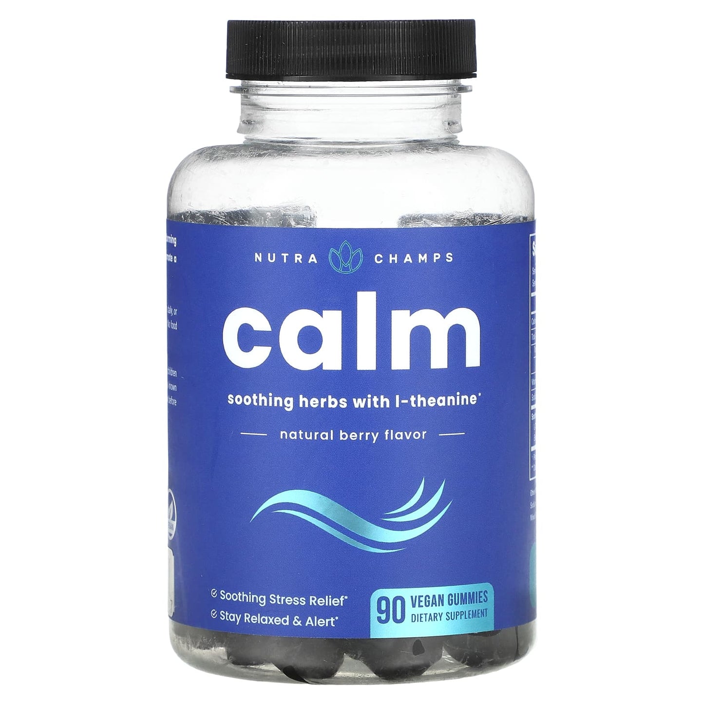 NutraChamps, Calm, Natural Berry, 90 Vegan Gummies - Image 1