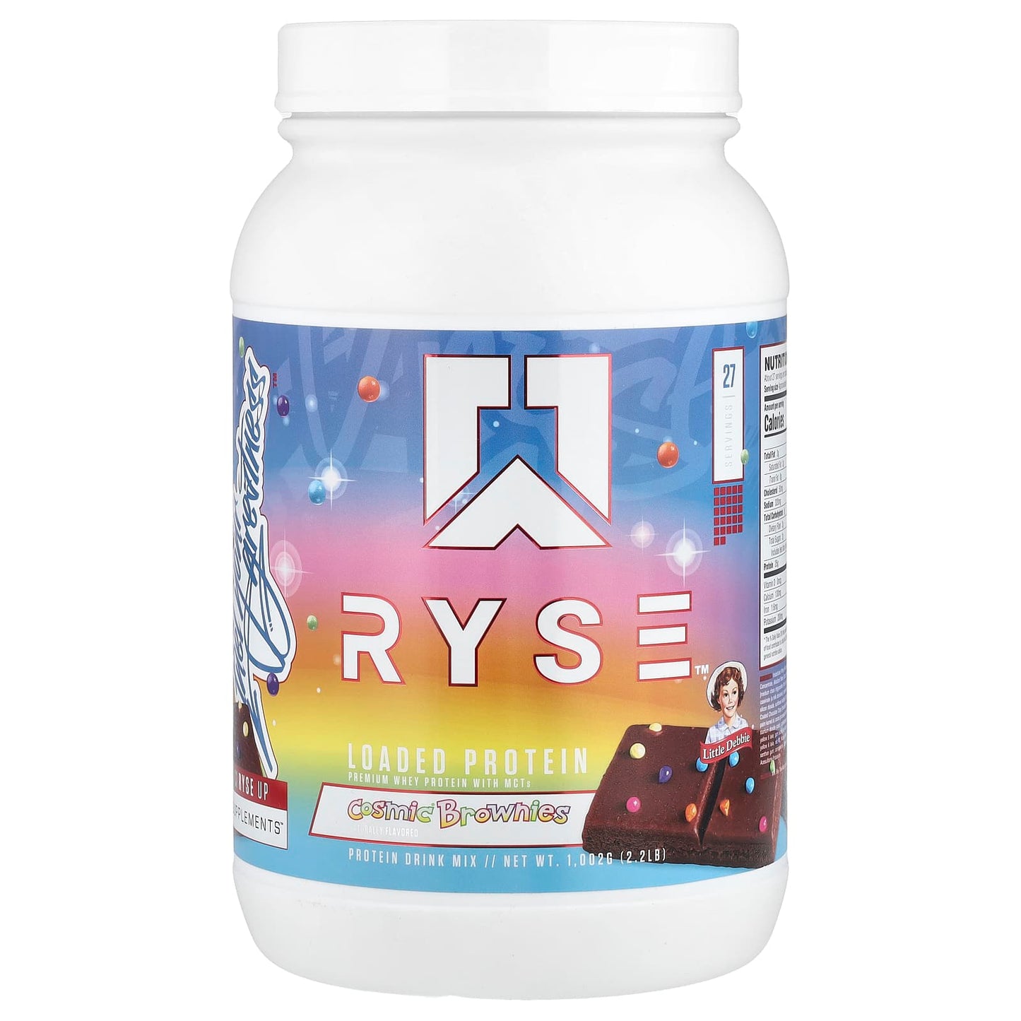 RYSE, Loaded Protein, Little Debbie® Cosmic® Brownies, 2.2 lb (1,002 g) - Image 1