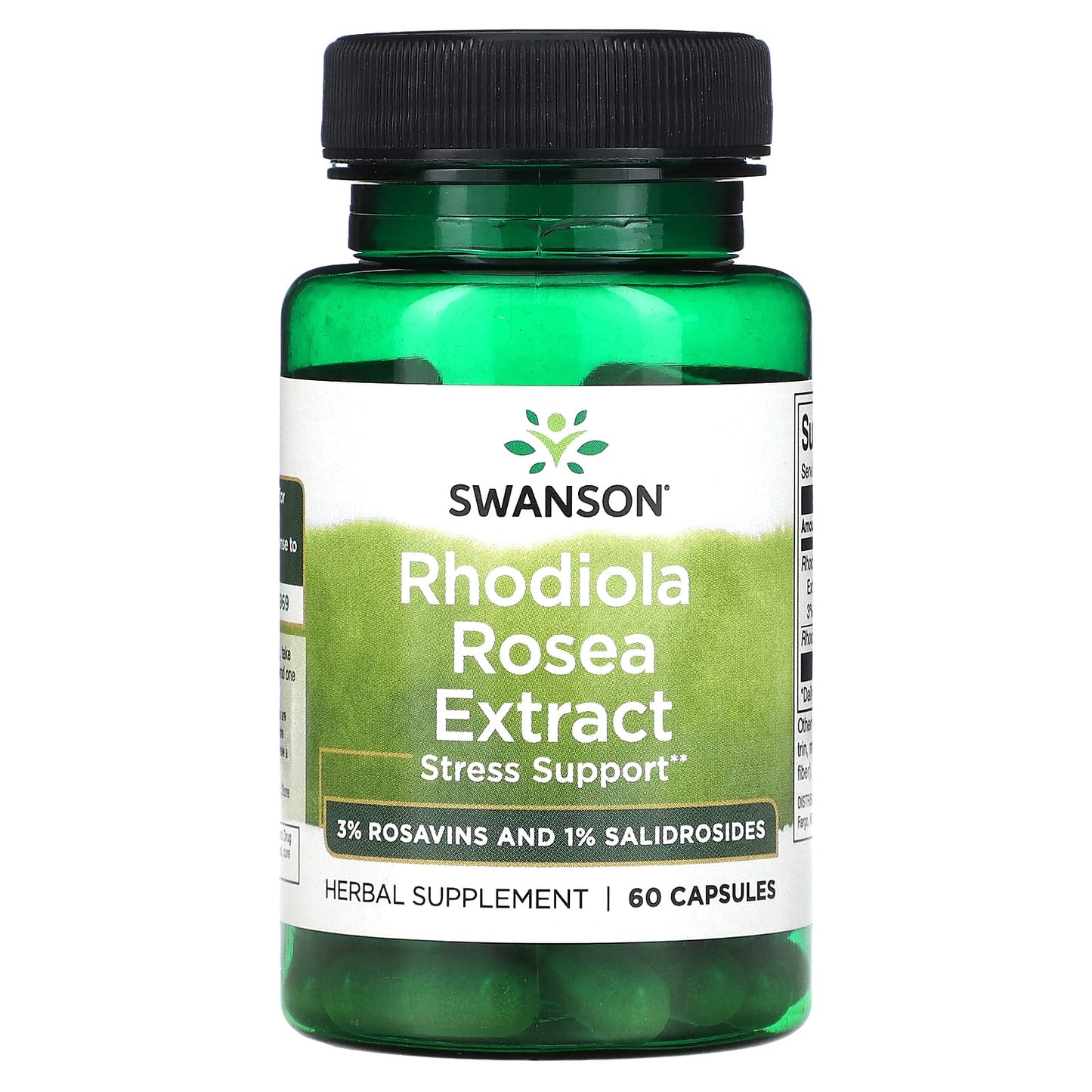 Swanson, Rhodiola Rosea Extract, 60 Capsules - Image 1