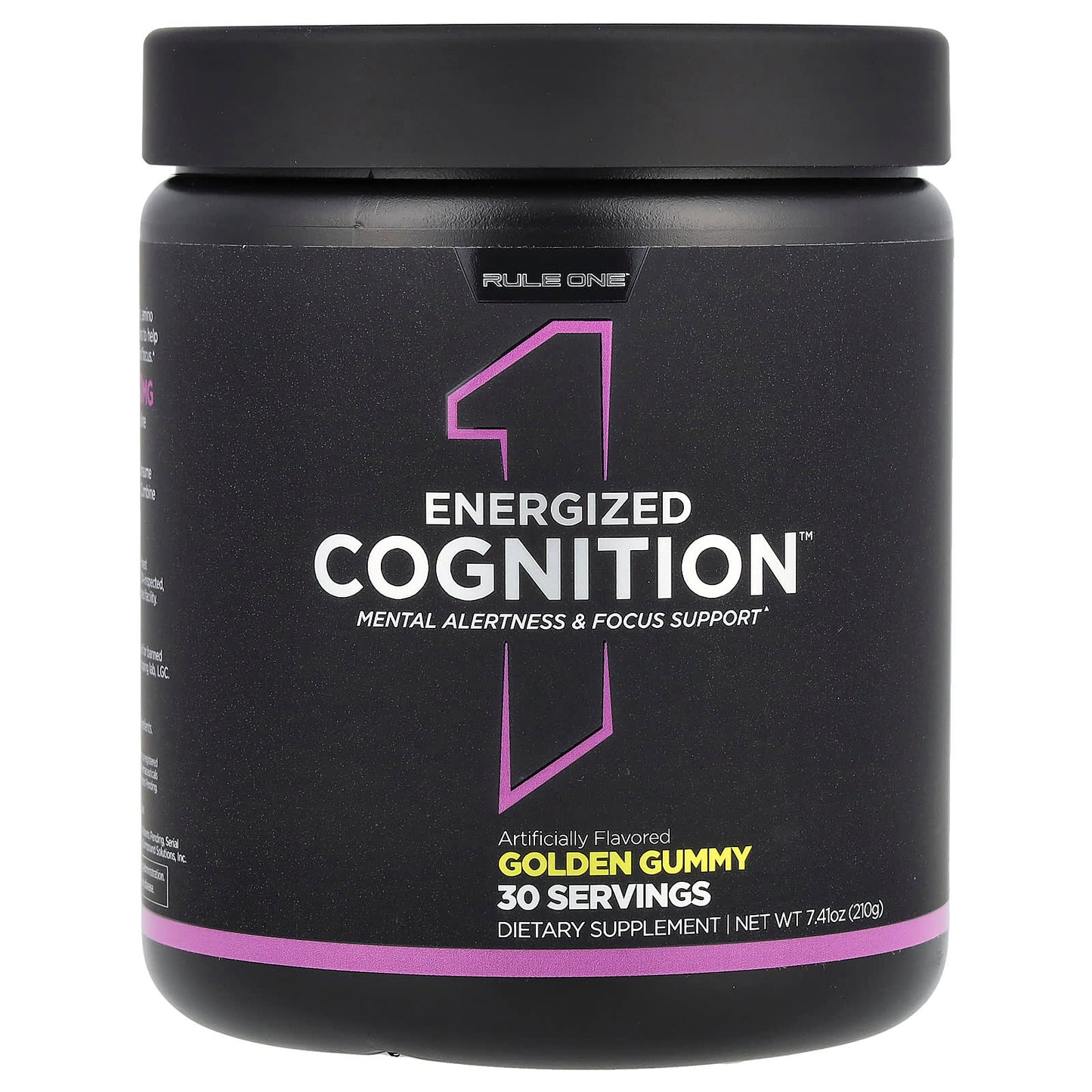 Rule One Proteins, Energized Cognition, Golden Gummy, 7.41 oz (210 g) - Image 1