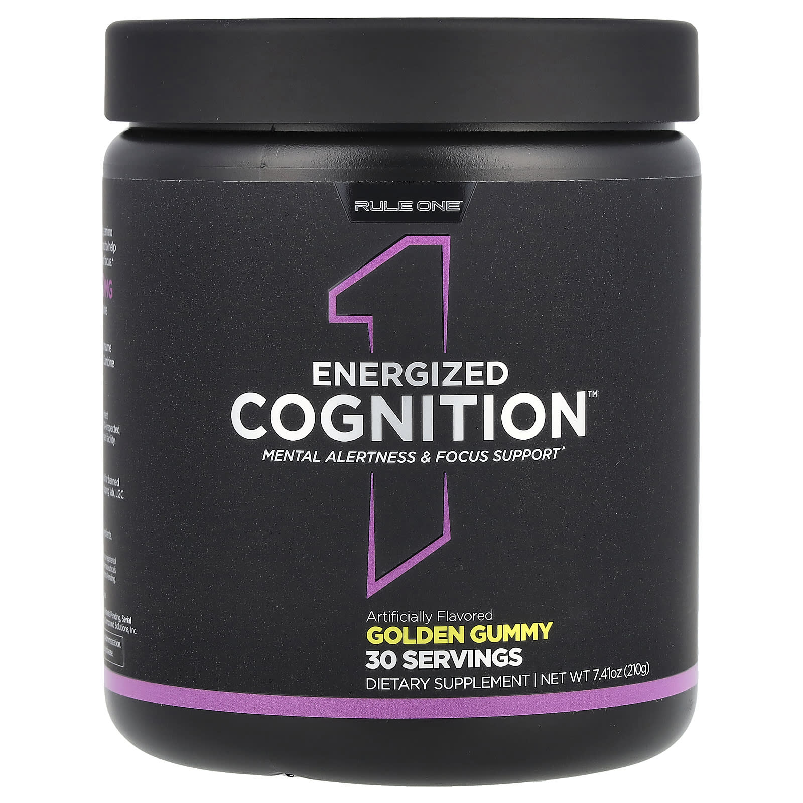 Rule One Proteins, Energized Cognition, Golden Gummy, 7.41 oz (210 g) - Image 1