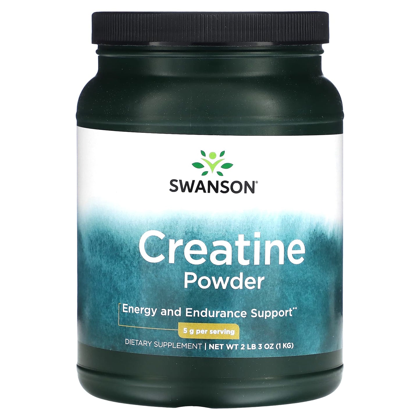 Swanson, Creatine Powder, 2 lb 3 oz (1 kg) - Image 1