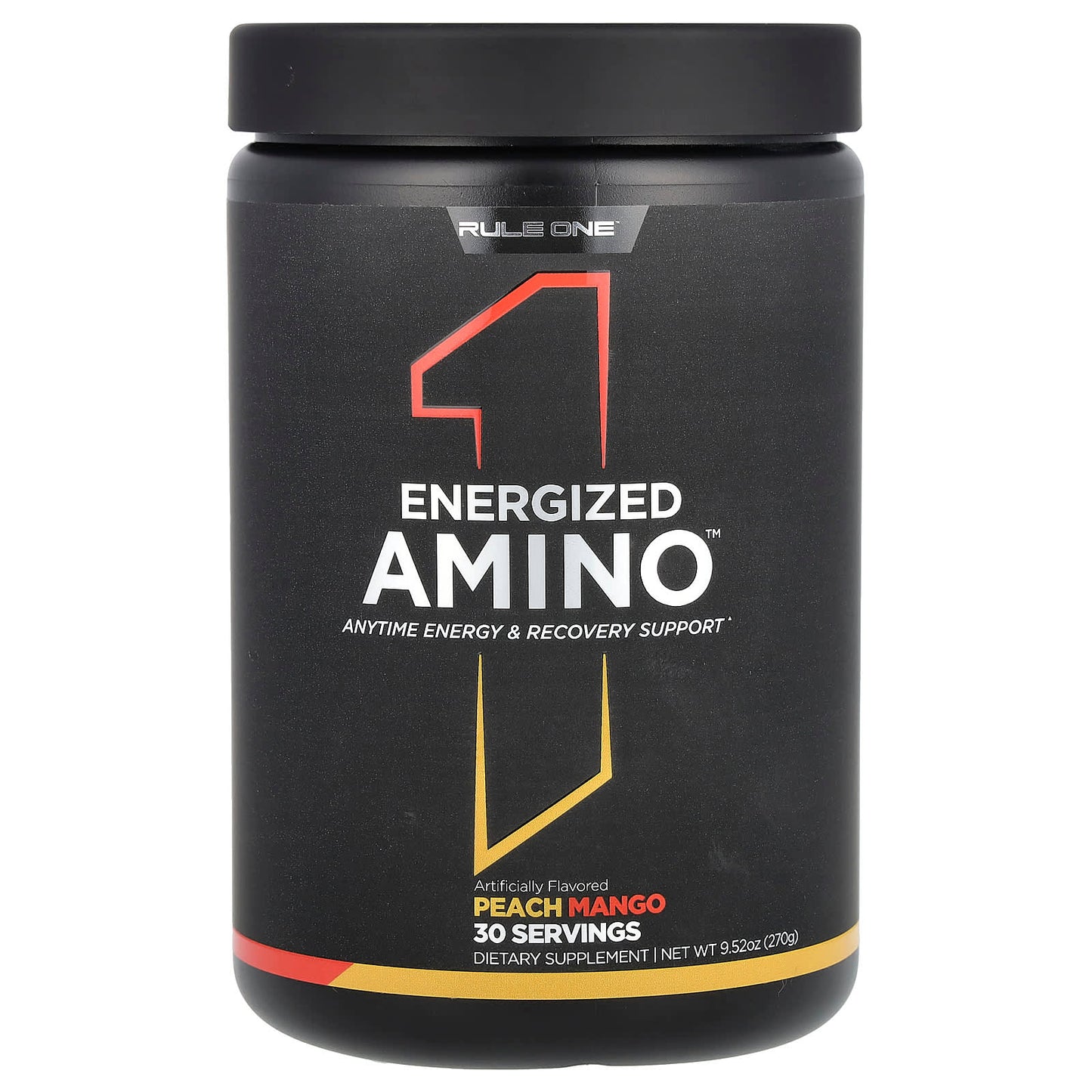 Rule One Proteins, Energized Amino, Peach Mango, 9.52 oz (270 g) - Image 1