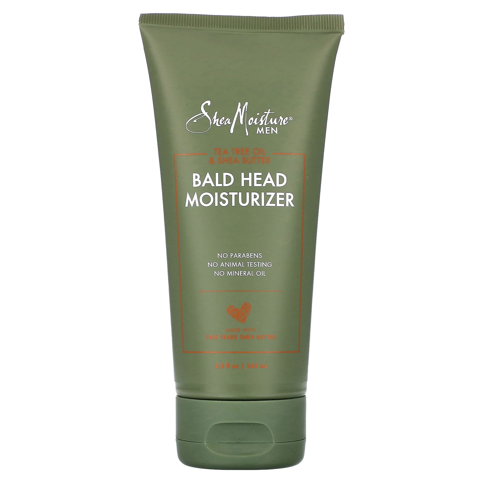 SheaMoisture, Men, Bald Head Moisturizer, Tea Tree Oil & Shea Butter, 5.5 fl oz (163 ml) - Image 1
