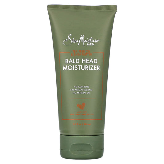 SheaMoisture, Men, Bald Head Moisturizer, Tea Tree Oil & Shea Butter, 5.5 fl oz (163 ml) - Image 1