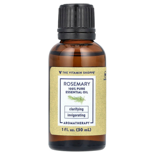 The Vitamin Shoppe, 100% Pure Essential Oil, Rosemary, 1 fl oz (30 ml) - Image 1