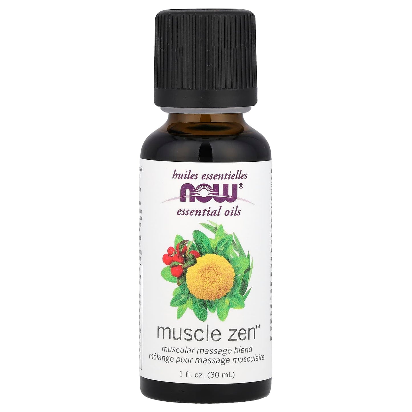 NOW Foods, Essential Oils, Muscle Zen™ , 1 fl oz (30 ml) - Image 1