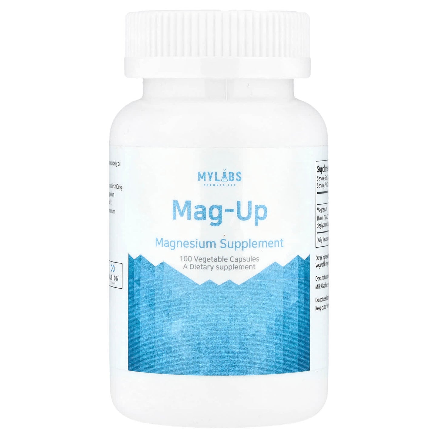 Mylabs, Mag-Up, 100 Vegetable Capsules (100 mg per Capsule) - Image 1