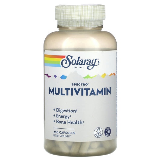 Solaray, Spectro Multivitamin, Iron Free, 250 Capsules - Image 1