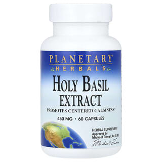 Holy Basil Extract 450mg, 60 Capsules - Natural Stress Relief