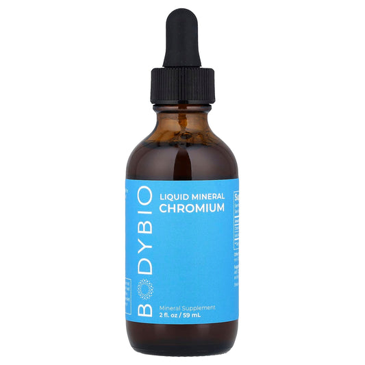 BodyBio Liquid Chromium Supplement - Essential for Blood Sugar & Metabolism - Image 1