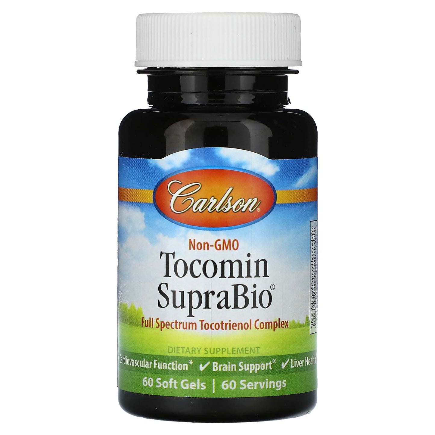 Carlson Tocomin SupraBio 60 Soft Gels for Heart Health - Image 1