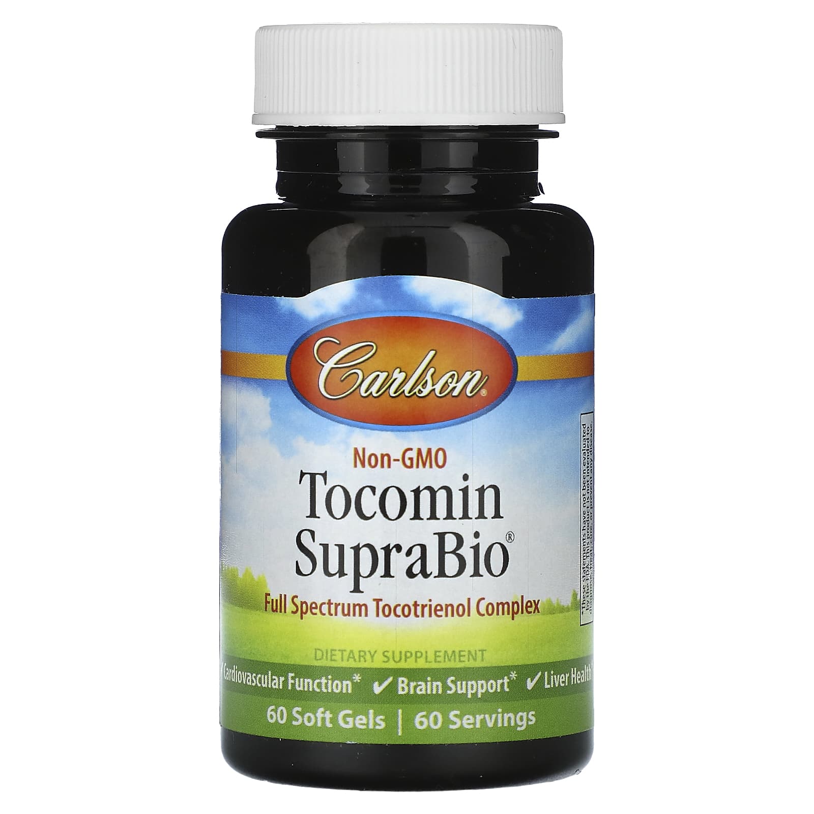 Carlson Tocomin SupraBio 60 Soft Gels for Heart Health - Image 1