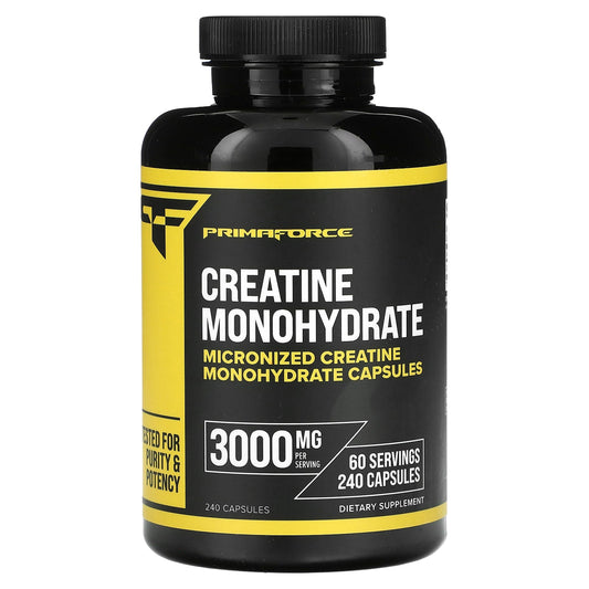 Primaforce, Creatine Monohydrate, 240 Capsules (750 mg per Capsule) - Image 1