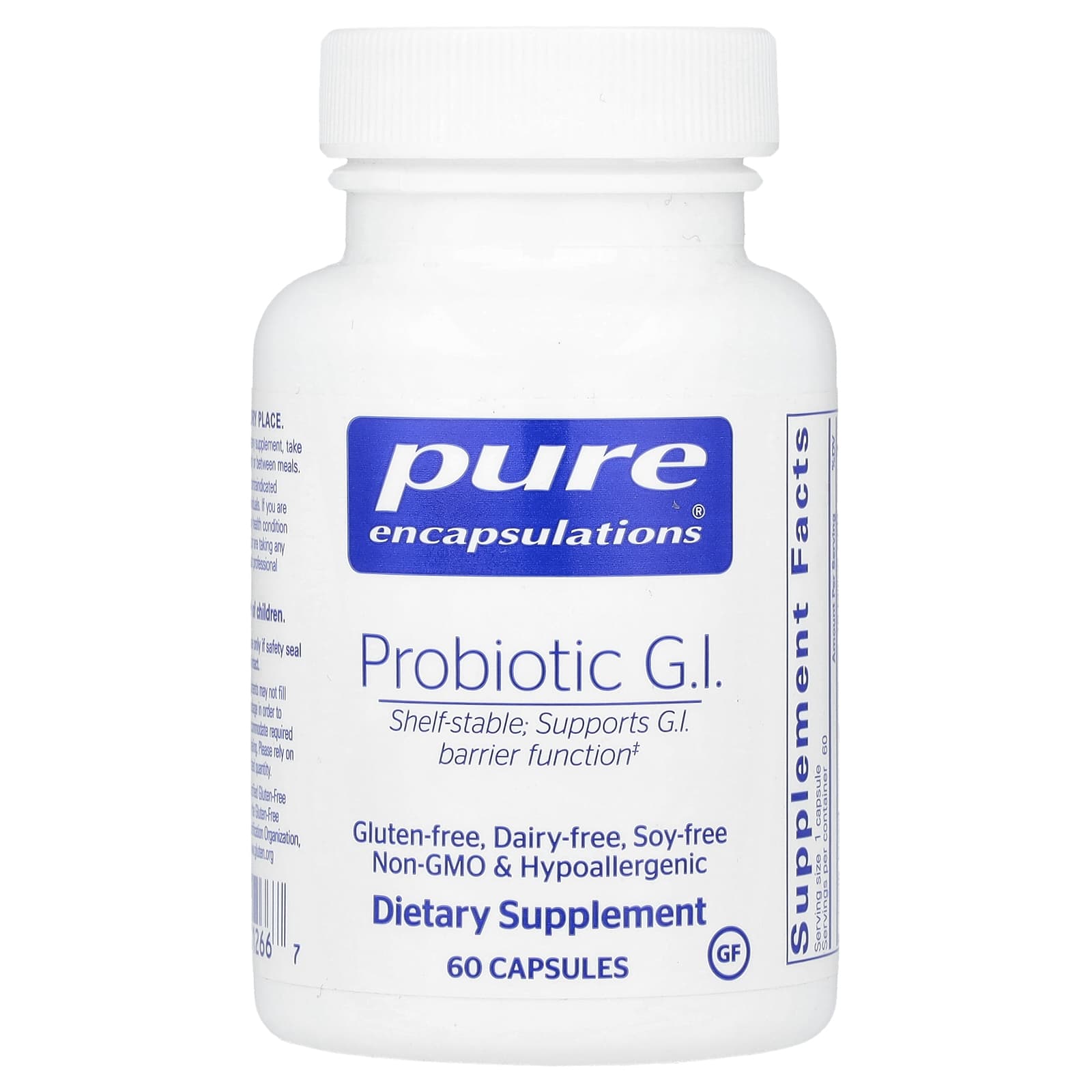 Pure Encapsulations, Probiotic G.I., 60 Capsules - Image 1